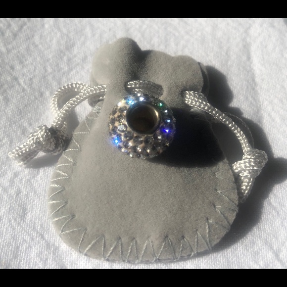 Jewelry - 3 white crystal beads - for Pandora bracelets